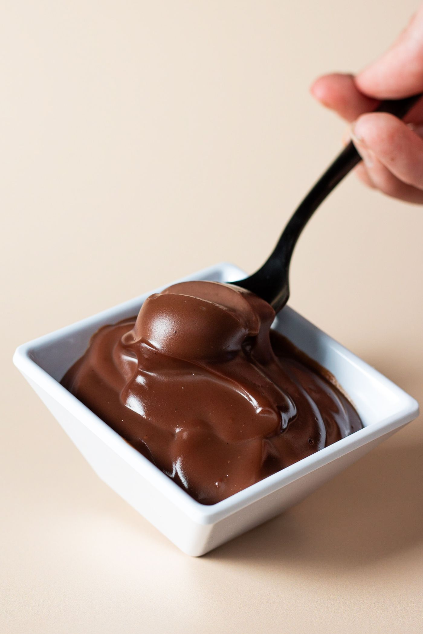 Bonet al cacao in una ciotola