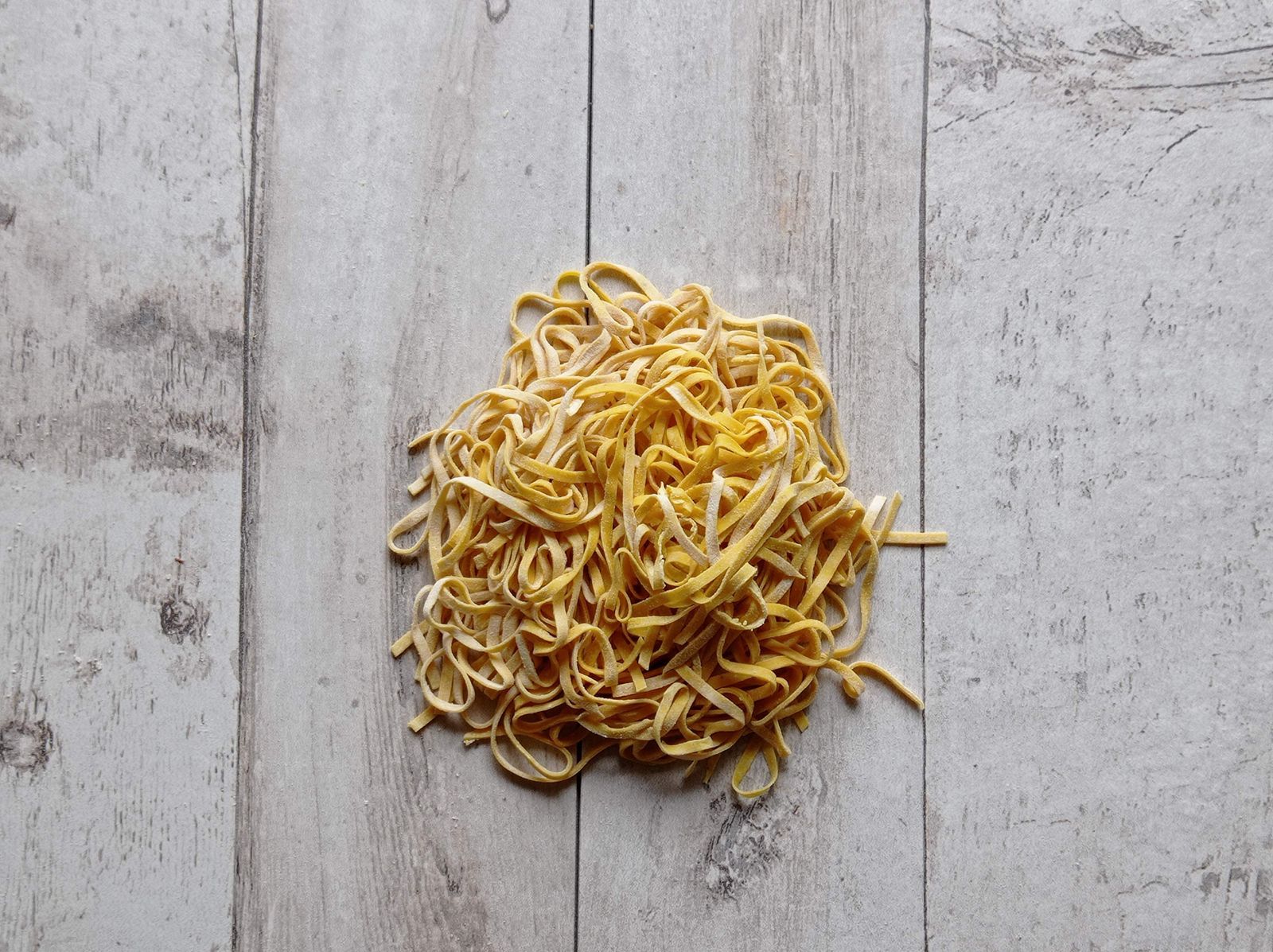 Tajarin appena tagliati